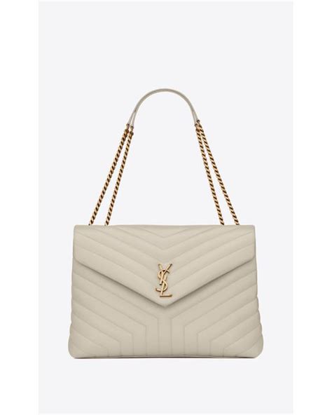 ysl tasche weiß silber|Saint Laurent Loulou online shoppen .